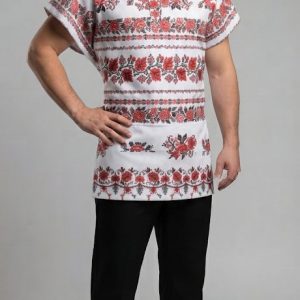 Престилка с шапка с Български етно мотиви
