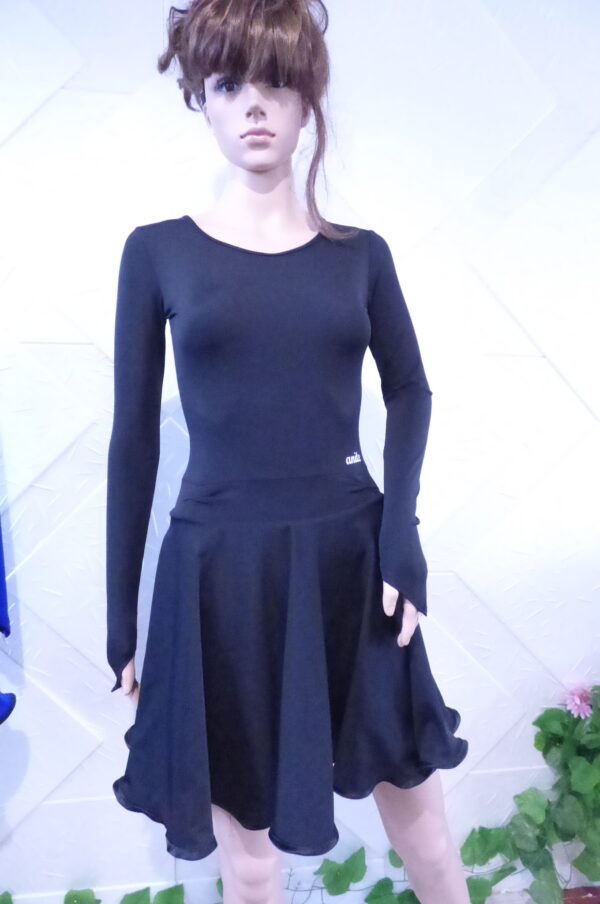 Черна рокля за латино танци - Image 2