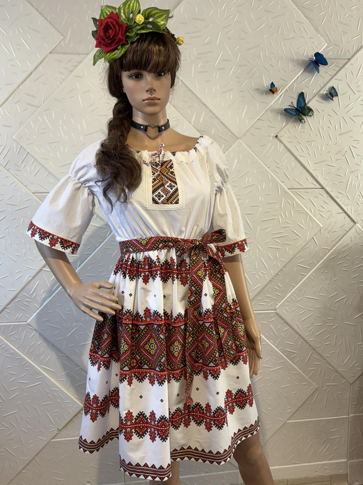 Дамска или детска рокля с етно мотиви - Image 2