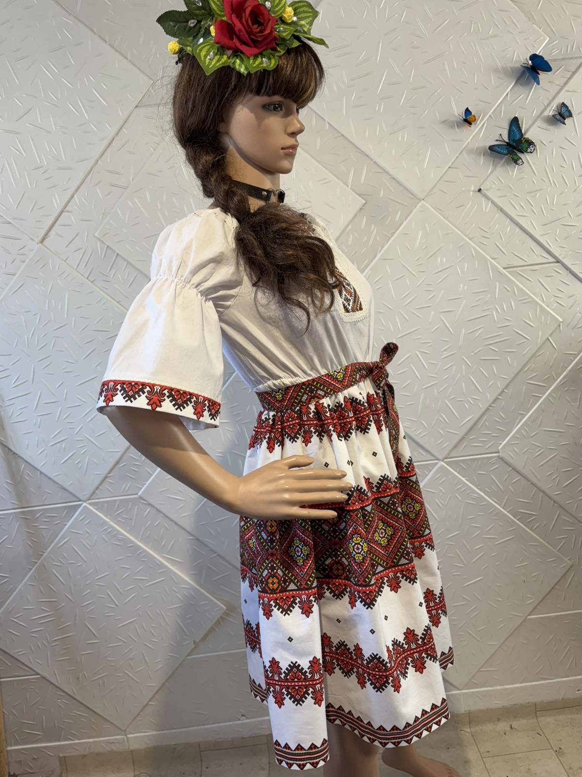 Дамска или детска рокля с етно мотиви - Image 3