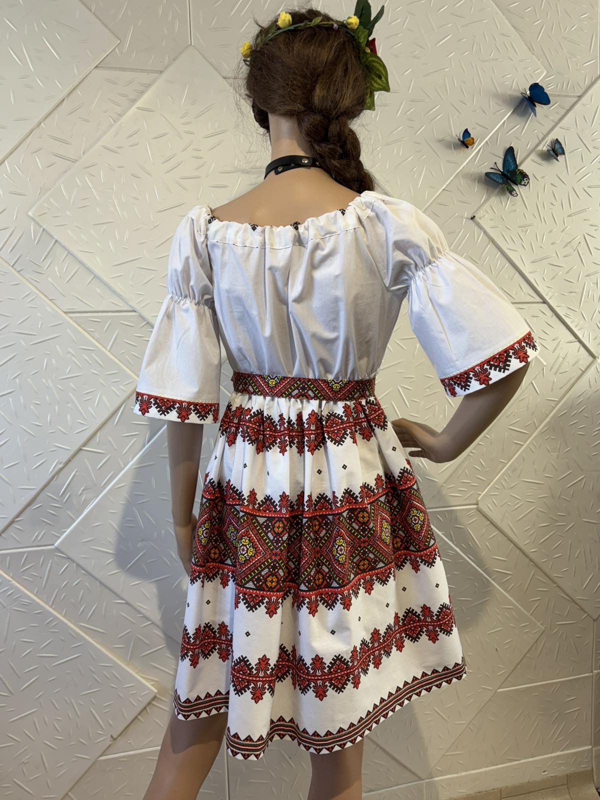 Дамска или детска рокля с етно мотиви - Image 4