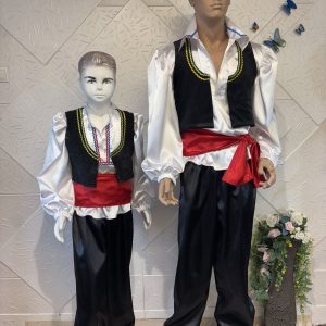  мъжки костюм за ромски танци от четири части